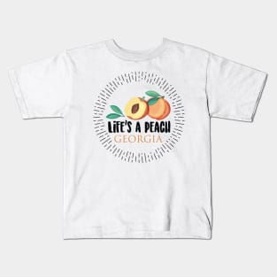 Life's a Peach - Georgia Kids T-Shirt